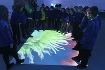 Interactive Floor in Educational Immersive Space installed by 4D Creative Ltd - http://www.4dcreative.co.uk